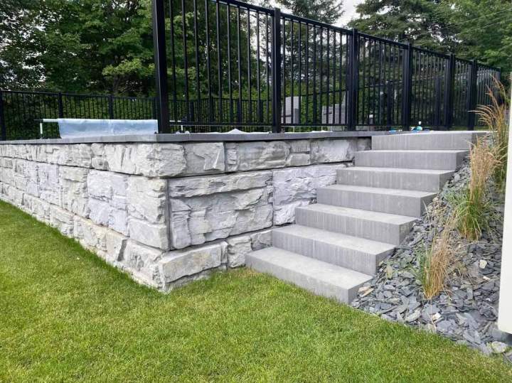 Installation de murets Beauce