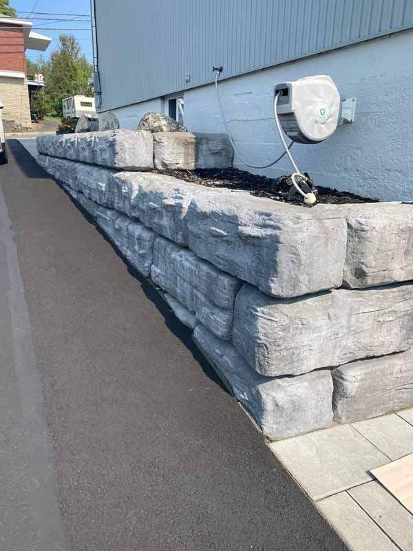 Installation de murets Beauce