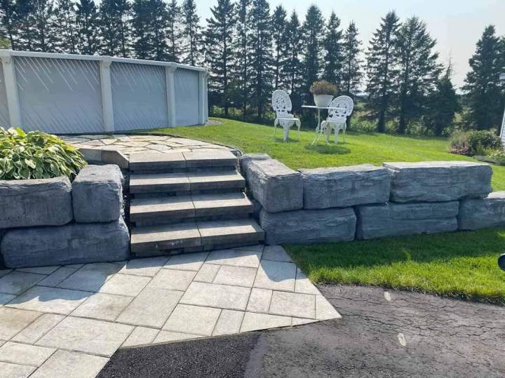 Installation de murets Beauce