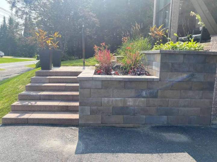 Installation de murets Beauce