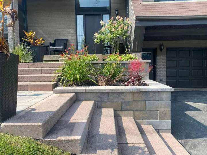 Installation de murets Beauce