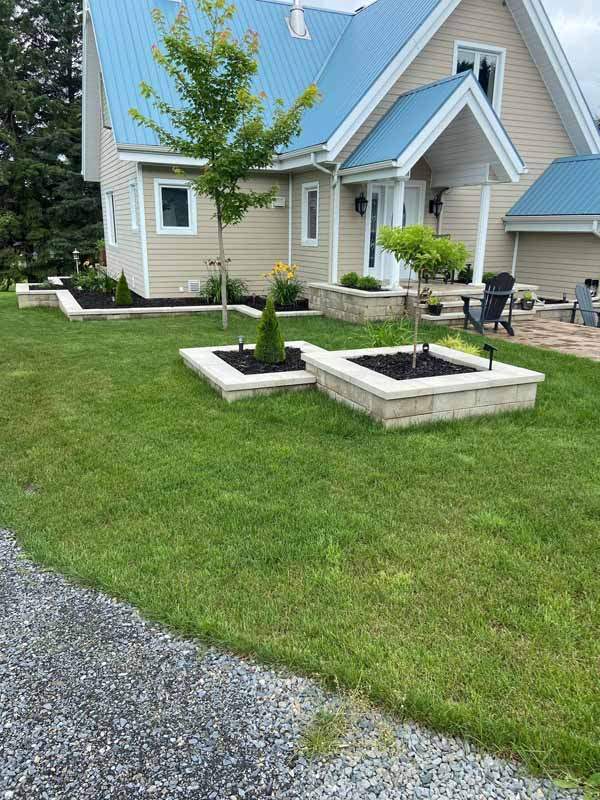 Aménagement de cour extérieure Beauce