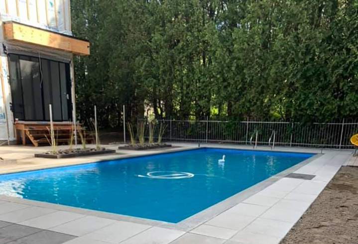 Installation de piscine creusée Beauce