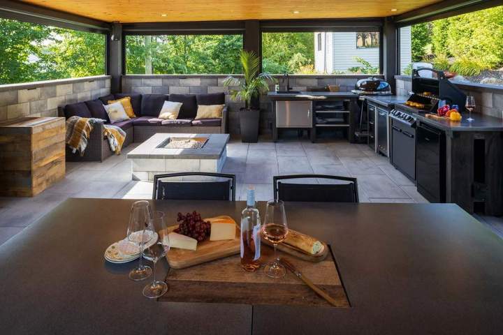 Aménagement de cuisine extérieure Beauce